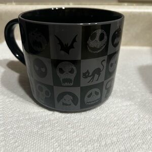 Disney Tim Burton Nightmare Before Christmas Black Mug